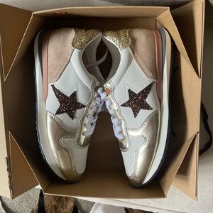 Sparkly Star Patch Sneakers